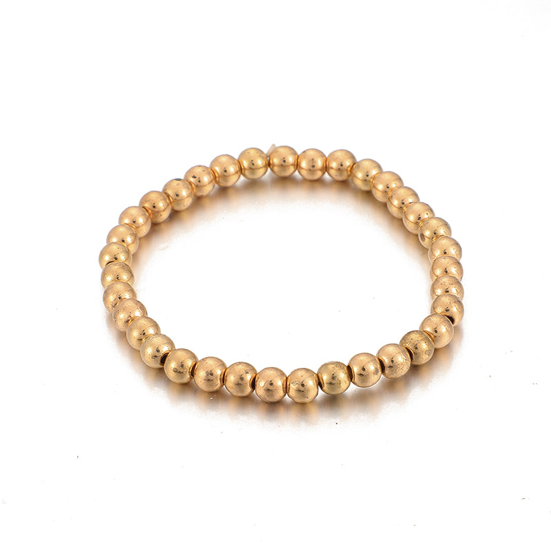 Fashion Gold Multi-layer Beaded Bracelets