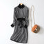 Luxury Jacquard Knit Long Maxi Women Dress