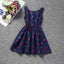 Flower Pattern Unicorn Dress for Girls