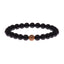 Natural Wood Stone White And Black Bracelets For Women