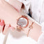 Women Luxury Diamond Rose Gold Wrist Watch