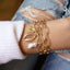 Bohemia Alloy Multi-layers Gold Silver Bracelet