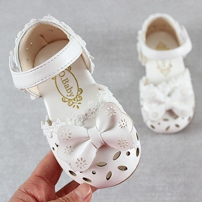 Summer Fashion Breathable Hollow Out Bow Shoes