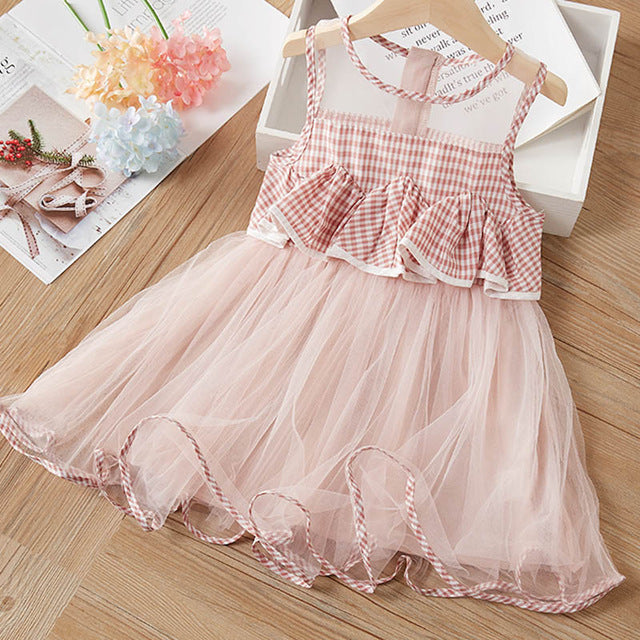 Summer Cotton Sleeveless Dress for Girls