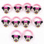 10PCS Nylon Mickey Minnie Daisy Elastic Hair Band