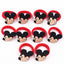 10PCS Nylon Mickey Minnie Daisy Elastic Hair Band