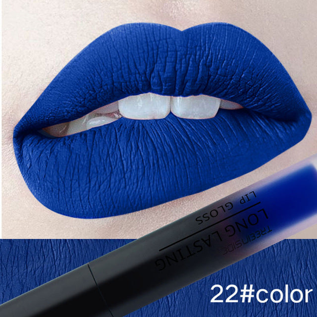 24 Color Liquid Matte Waterproof Lipstick
